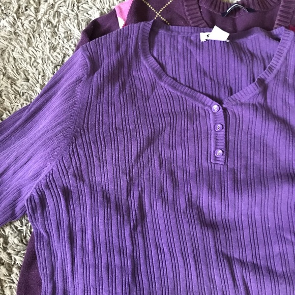 Oversized Purple Knit Sweaters Bundle - Picture 6 of 9